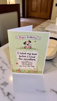 Funny Cat Or Dog Birthday Card Pet Greeting Card, 2 of 8