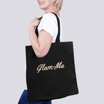 'Glam Ma' Glamorous Grandma Tote Bag, 2 of 6
