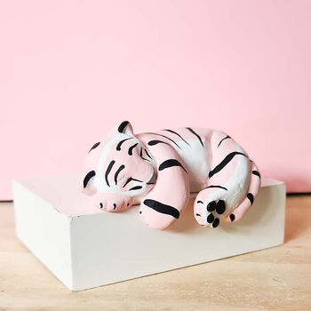 Tiger 'Shelf Sitter' Pink, 2 of 8