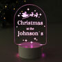 Personalised Christmas LED Coloured Night Light, thumbnail 6 of 6