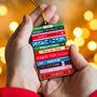 Personalised Books Christmas Tree Decoration, thumbnail 6 of 7