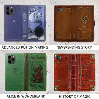 Faux Leather iPhone Case With Classic Book Covers, 3 of 9