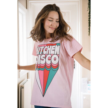 Kitchen Disco Women's Slogan T Shirt, 4 of 6