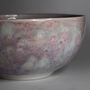 Handmade Rosea Pink Textured Porcelain Bowl, thumbnail 3 of 4