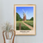 Peddars Way National Trail Travel Poster Art Print, thumbnail 4 of 8