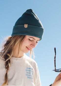 Classic Organic And Recycled Beanie Hat, 4 of 12