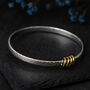 Personalised Sterling Silver Milestone Celebration Bangle, thumbnail 4 of 12