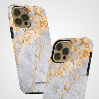Golden Sky Marble Tough Case For iPhone, 3 of 4