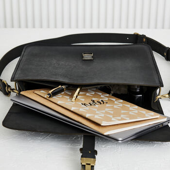 Handmade Leather Laptop Bag With Lifetime Guarantee, 9 of 9