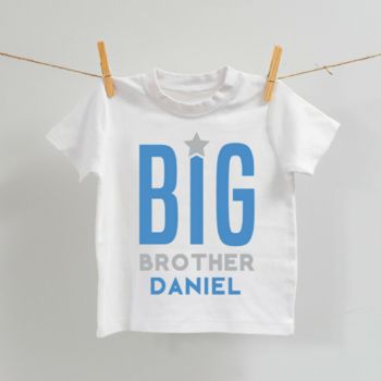 Big Brother T Shirt Aged One To Seven Years, 2 of 4