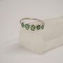 Emerald Sterling Silver Ring, thumbnail 2 of 10