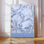 William Morris Blue Art Print, thumbnail 1 of 3