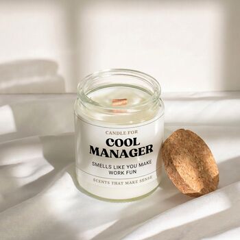 Gifts For Managers Cool Manager Candle Leaving Gift, 3 of 6