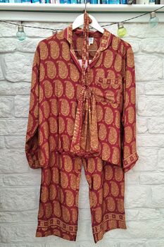 Upcycled Sari Pyjamas, 2 of 12