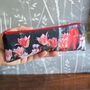 Tulip Velvet Pencil Case, thumbnail 3 of 5