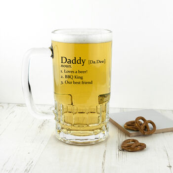 Personalised Definition Beer Glass Tankard, 3 of 5