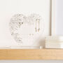 Floral Outline Stud Earring Storage Display Stand, thumbnail 2 of 5