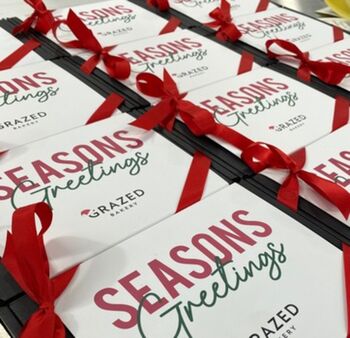 Gluten Free Luxury Festive Brownie Gift Box, 6 of 8