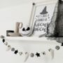 Spooky Felt Halloween Ghost Garland, thumbnail 1 of 5
