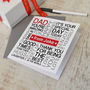 Personalised Father's Day Card For Dad, thumbnail 1 of 6