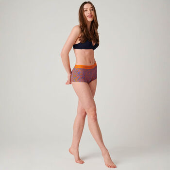 Women's 'Wild Cat' Four Pack Bamboo Hipster Briefs, 8 of 12