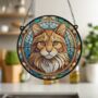 Ginger Cat Stained Glass Effect Suncatcher, thumbnail 4 of 6