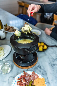 Cheese Fondue And Wine Experience For Three, 3 of 6