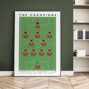 Lincoln City The Champions 18/19 Poster, 4 of 8