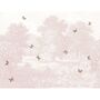 Land Of Milk And Honey Butterflies Blush Pink Mural, thumbnail 4 of 4