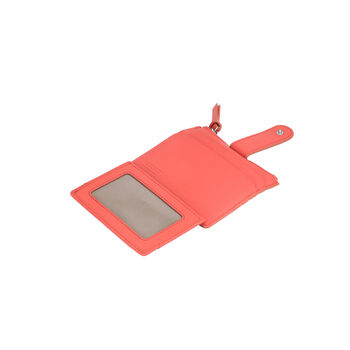 Zipped Coin And Card Holder Coral, 4 of 5