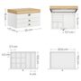 Three Tier Jewellery Box Organiser Case With Mirror, thumbnail 8 of 8