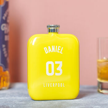 Personalised Football Shirt Hip Flask, 6 of 9