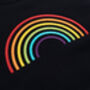 'Dreamer' Rainbow Embroidered Children's Sweatshirt, thumbnail 9 of 12