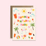 Summer Birthday Babe Card, thumbnail 3 of 3