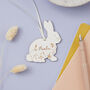Bunny Keepsake Easter Decoration, thumbnail 2 of 2