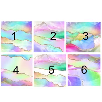 Personalised Rainbow Marble Mouse Mat, 3 of 4