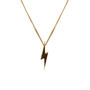 Lightning Bolt Black Diamonds Necklace, thumbnail 1 of 6