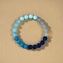 Shades Of Blue Bead Bracelet, thumbnail 1 of 5