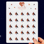 Christmas Stickers Butterfly Kisses, 25 Stickers, thumbnail 10 of 12