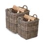 Set Of Two Rattan Square Baskets, thumbnail 3 of 3
