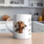 Personalised Dachshund Dog Hearts Pet Gift Mug, thumbnail 1 of 2