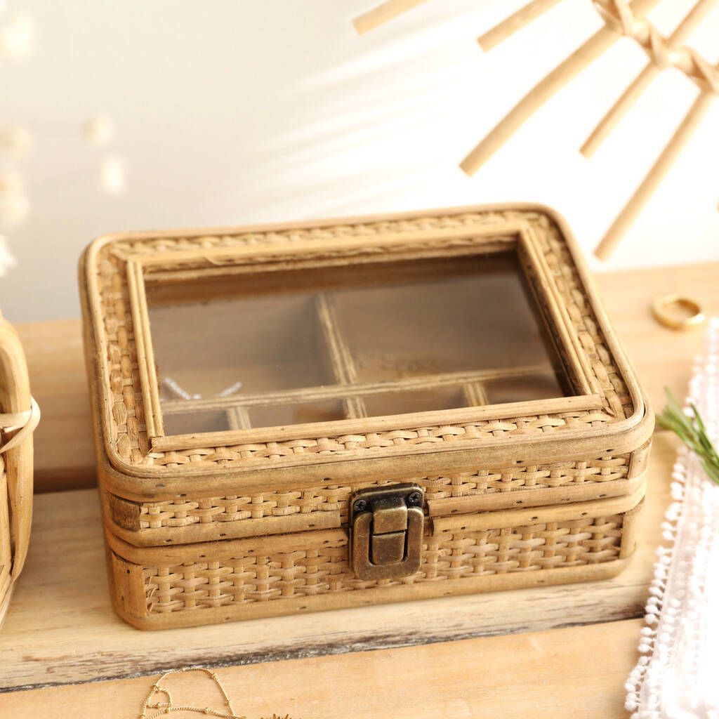 Rattan Jewellery Box By Lisa Angel