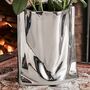 Silver Electroplated Glitch Theme Vase, thumbnail 4 of 7