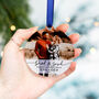 Our First Christmas Engaged Photo Bauble For Couples, thumbnail 6 of 11