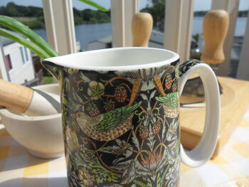 Small Jug In Strawberry Thief Design, 3 of 9