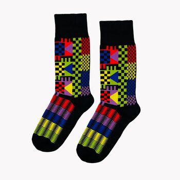 Afropop Socks Blacked Out Gift Set, 6 of 10