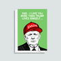 Funny Donald Trump Father's Day Card, thumbnail 2 of 2