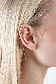 Waterfall Top Ear Multi Colour Cuff, 3 of 7