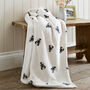 Rock Lobster Printed Supersoft Comfort White Throw, thumbnail 5 of 5