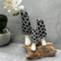 Hand Carved Teak Root Wooden Mushroom Statue Home Gift, thumbnail 2 of 11